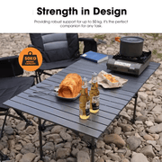 ECOTREK Table Folding Camping Table – Adjustable Portable Outdoor Table-95cm ZF1252 Folding Camping Table – Adjustable Portable Outdoor Table-95cm ZF1252