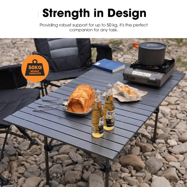 ECOTREK Table Folding Camping Table – Adjustable Portable Outdoor Table-95cm ZF1252 Folding Camping Table – Adjustable Portable Outdoor Table-95cm ZF1252