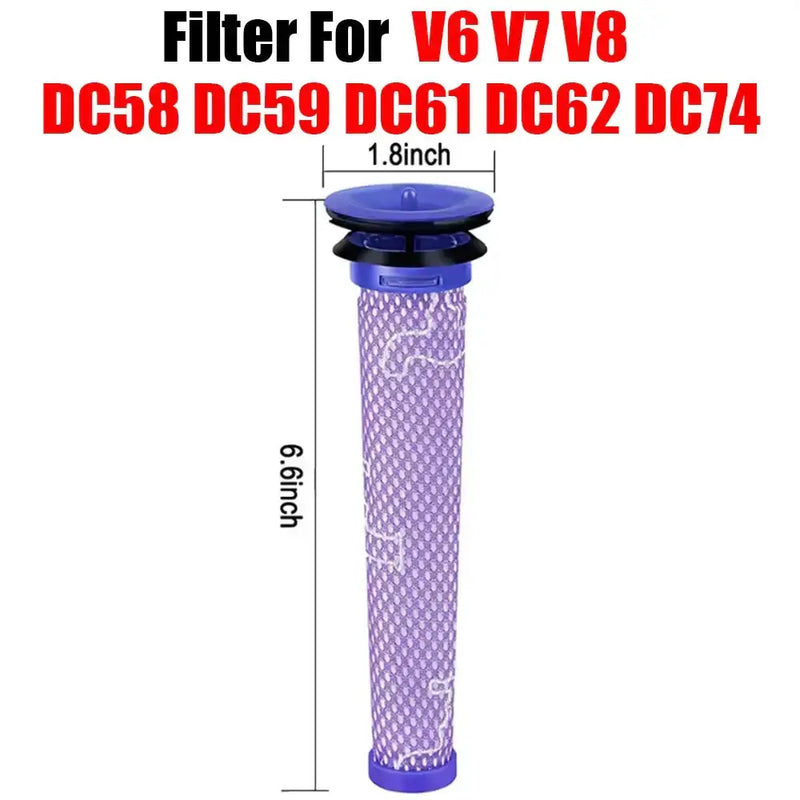 Brush & Filter Replacement Kit for V6–V15 DC Series Vacuum Cleaners – view 7