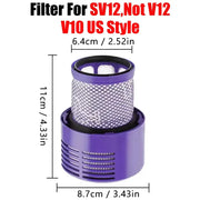 Brush & Filter Replacement Kit for V6–V15 DC Series Vacuum Cleaners – view 8