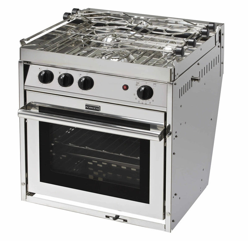 Force 10 Gas Ovens & Hobs Force 10 3 Burner 26L RV Boat Oven Rugged Compact Force 10 3 Burner 26 Litre Oven For RV Boat
