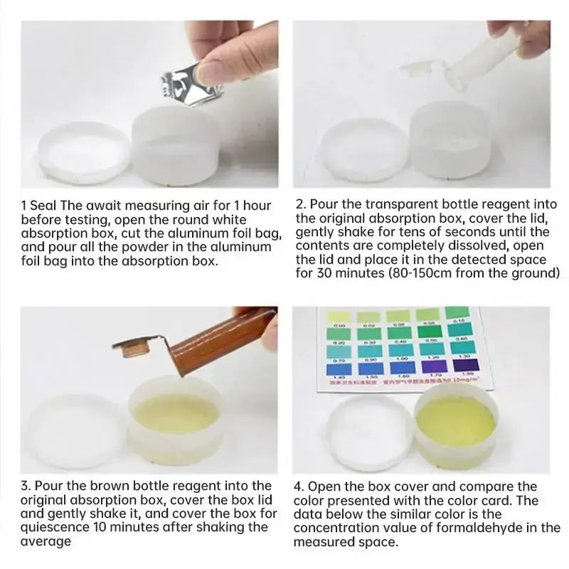 Formaldehyde Test Kit – Indoor Air Quality Detector (3 Kits) – view 5