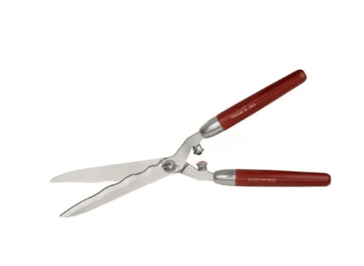 Freund Hedge Shear Traditional Wavy Blade 1954 Professional Grade 24cm Blade Long Reach Ergonomic Grip Topiary