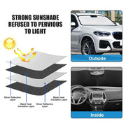Habicare HBC Front Windshield Sunshade Cover Front Windshield Sunshade Cover