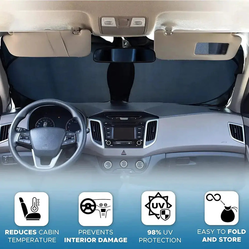Habicare HBC Front Windshield Sunshade Cover Front Windshield Sunshade Cover