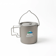 MSE Outfitters Titanium Pot 750ml | Ultralight Camp Cookware – view 2