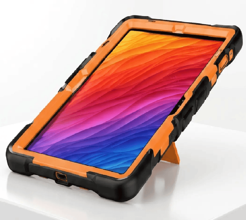 Samsung Galaxy Tab S8 Rugged Shockproof Case with Kickstand (Orange) – view 4