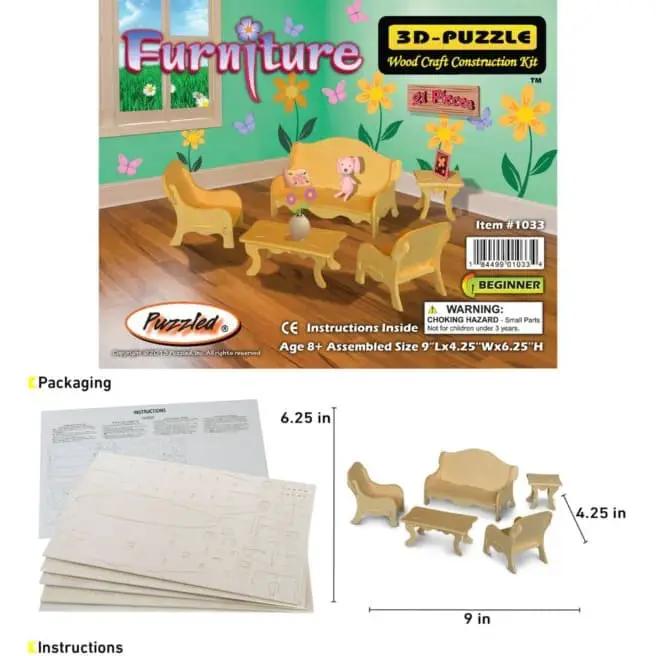 9eight5 3D Puzzle Furniture Furniture