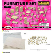 9eight5 3D Puzzle Furniture Set (large) Furniture Set (large)