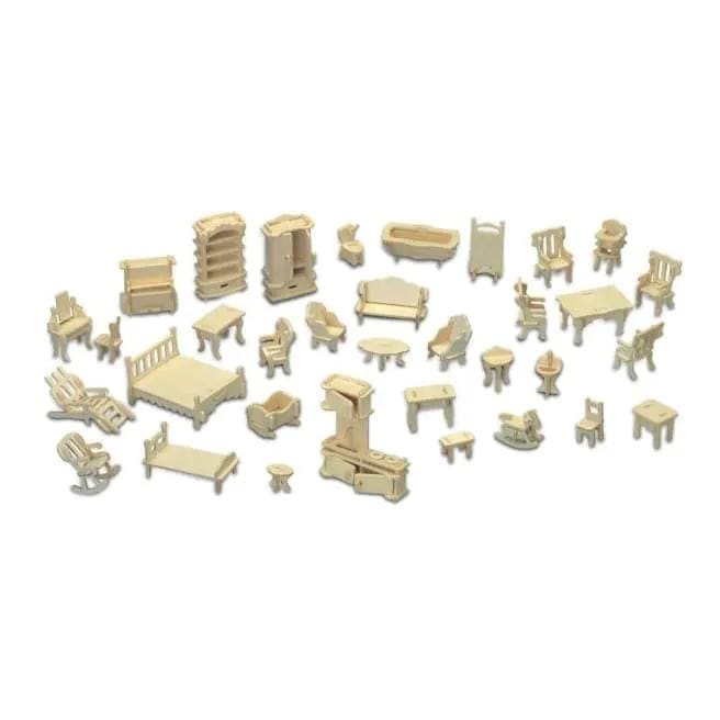 9eight5 3D Puzzle Furniture Set (large) Furniture Set (large)