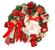salelink.co.nz Unbranded 38cm Christmas Wreath Decoration 38cm Christmas Wreath Decoration | Action Outdoors NZ