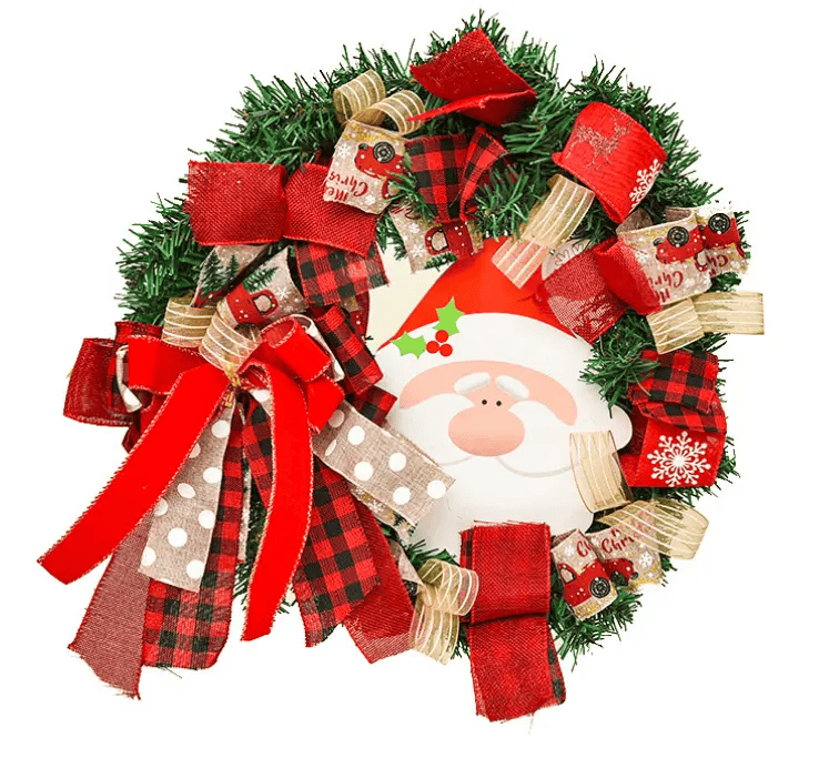 salelink.co.nz Unbranded 38cm Christmas Wreath Decoration 38cm Christmas Wreath Decoration | Action Outdoors NZ