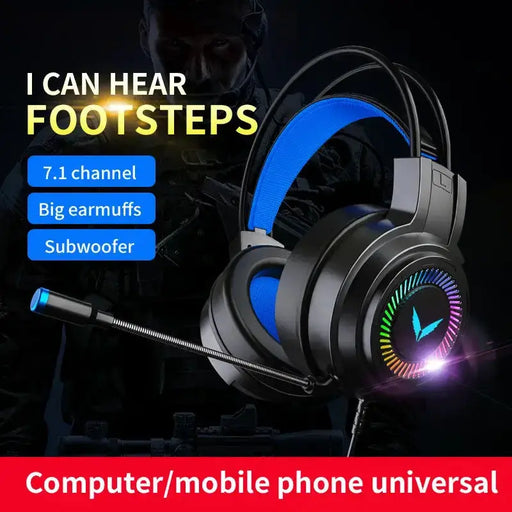 G58 G60 7.1 Gaming Headset with Mic & LED (3 colours available) – view 2
