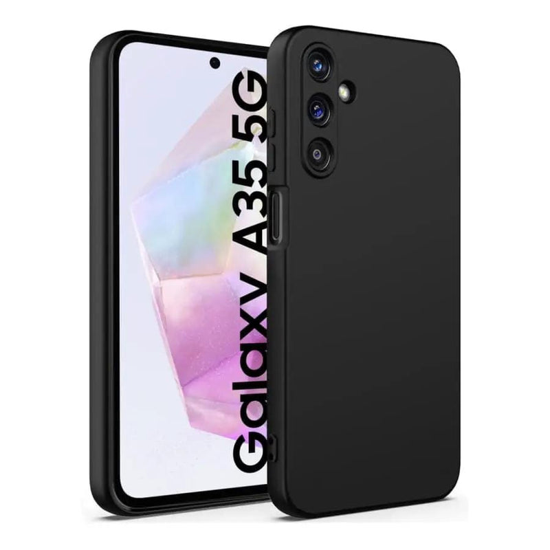 9eight5 Screen protector Protective Case for Samsung Galaxy A35 5G (Black) Protective Case for Samsung Galaxy A35 5G (Black)