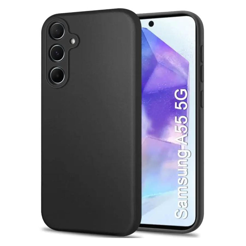 9eight5 Screen protector Protective Case for Samsung Galaxy A55 5G (Black) Protective Case for Samsung Galaxy A55 5G (Black)
