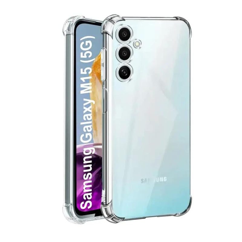 9eight5 Screen protector Protective Case for Samsung Galaxy M15 5G (Clear) Protective Case for Samsung Galaxy M15 5G (Clear)