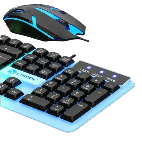 Habicare 9eight5 Gaming Keyboard & Mouse Combo – LED Backlight Gaming Keyboard & Mouse Combo – LED Backlight