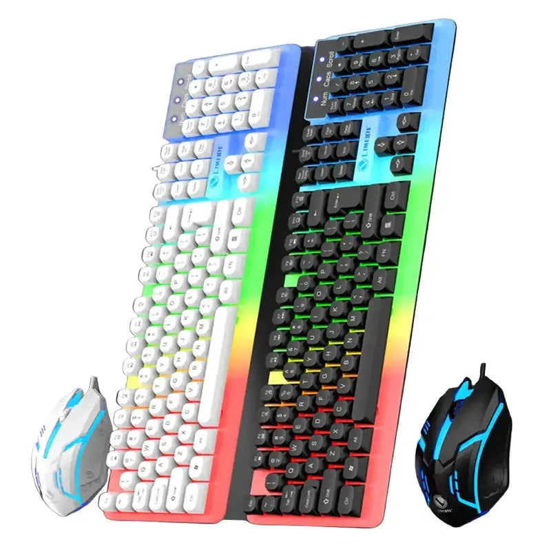 Habicare 9eight5 Gaming Keyboard & Mouse Combo – LED Backlight Gaming Keyboard & Mouse Combo – LED Backlight