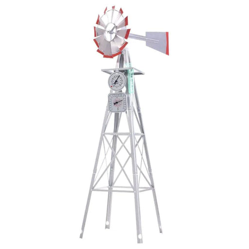Garden Windmill 6FT 186cm Metal Ornaments Outdoor Decor Ornamental Wind Will – view 1