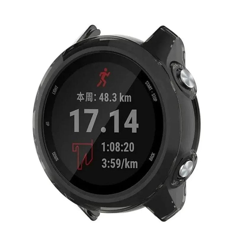 That Watch Shop Watch case Protective Case for Garmin 245 (Black Smoke) Protective Case for Garmin 245 (Black Smoke)