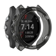 Habicare Watch case Protective Case for Garmin 245 (Transparent Black) Protective Case for Garmin 245 (Transparent Black)