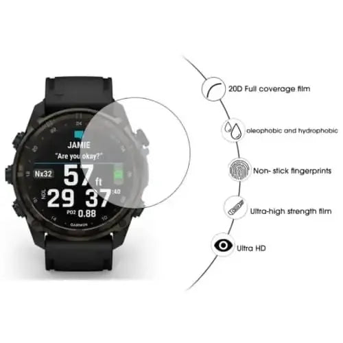 Screen Protectors for Garmin Descent Mk3i (43mm) (Pack of 5) – view 2