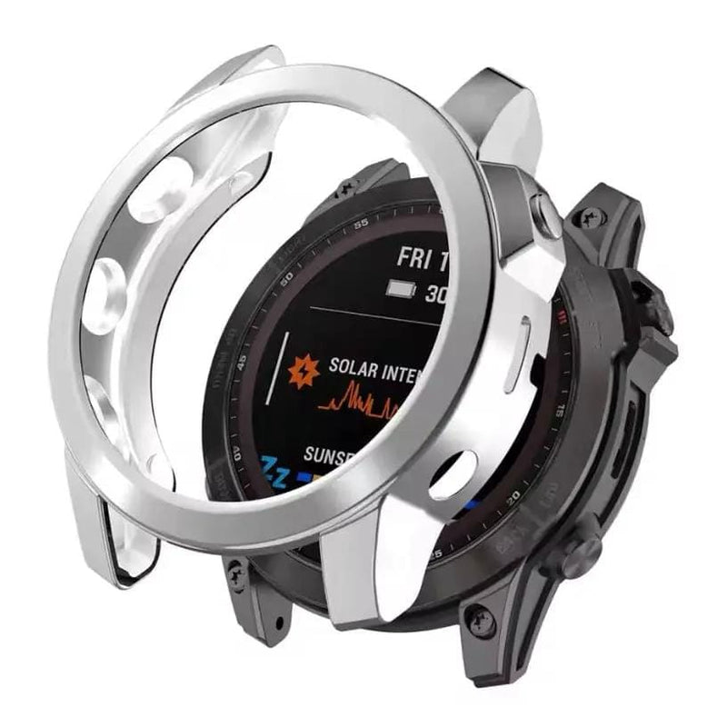 Protective Case for Garmin epix Pro (Gen 2) 47mm (Silver) – view 1