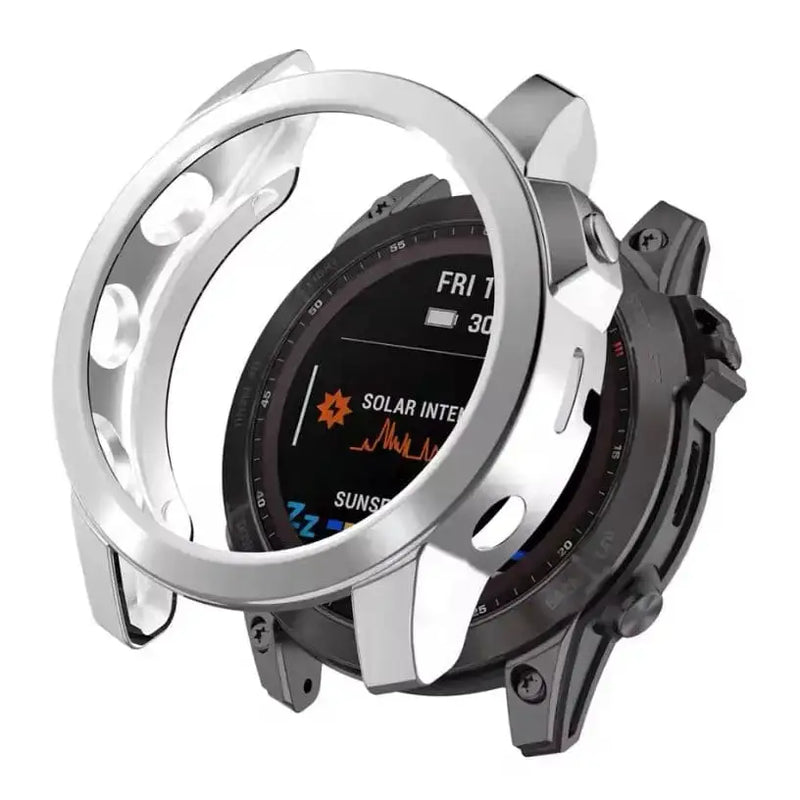 Protective Case for Garmin epix Pro (Gen 2) 47mm (Silver) – view 1