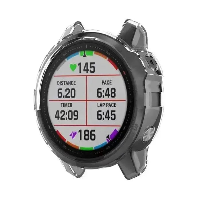 Habicare Watch case Protective Case for Garmin Fenix 6X/6X Pro (Clear) Protective Case for Garmin Fenix 6X/6X Pro (Clear)