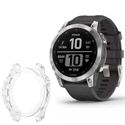 Protective Case for Garmin fenix 7/7 Pro Series (Clear) – view 1