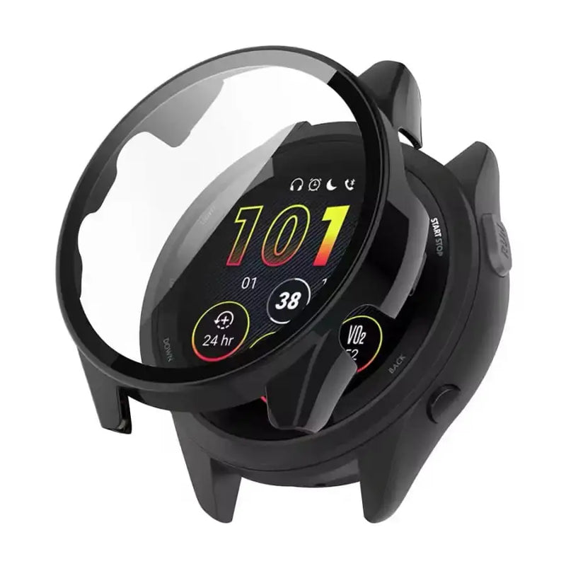 Habicare Watch case Protective Case for Garmin Forerunner 165 (Black) Protective Case for Garmin Forerunner 165 (Black)