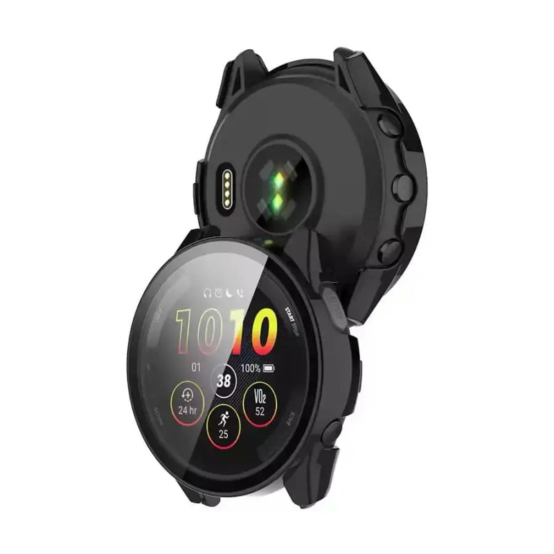 Habicare Watch case Protective Case for Garmin Forerunner 165 (Black) Protective Case for Garmin Forerunner 165 (Black)