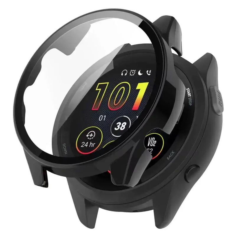 Habicare Watch case Protective Case for Garmin Forerunner 265S (Black) Protective Case for Garmin Forerunner 265S (Black)