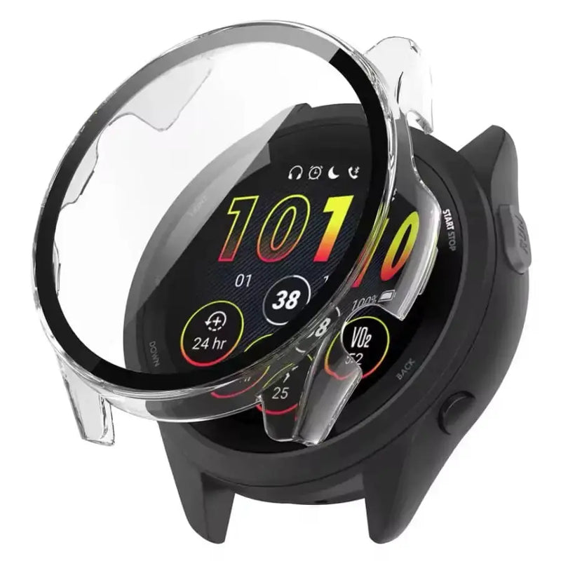 Habicare Watch case Protective Case for Garmin Forerunner 265S (Clear) Protective Case for Garmin Forerunner 265S (Clear)