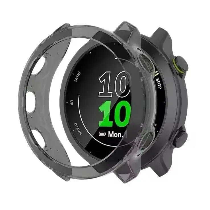 Habicare Watch case Protective Case for Garmin Forerunner 55 (Black) Protective Case for Garmin Forerunner 55 (Black)