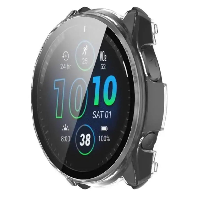 Habicare Watch case Protective Case for Garmin Forerunner 965 (Clear) Protective Case for Garmin Forerunner 965 (Clear)
