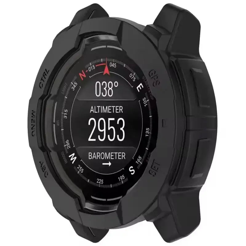 Habicare Watch case Protective Case for Garmin Instinct 3 (45mm) (Black) Protective Case for Garmin Instinct 3 (45mm) (Black)