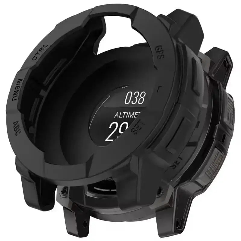 Habicare Watch case Protective Case for Garmin Instinct 3 (45mm) (Black) Protective Case for Garmin Instinct 3 (45mm) (Black)
