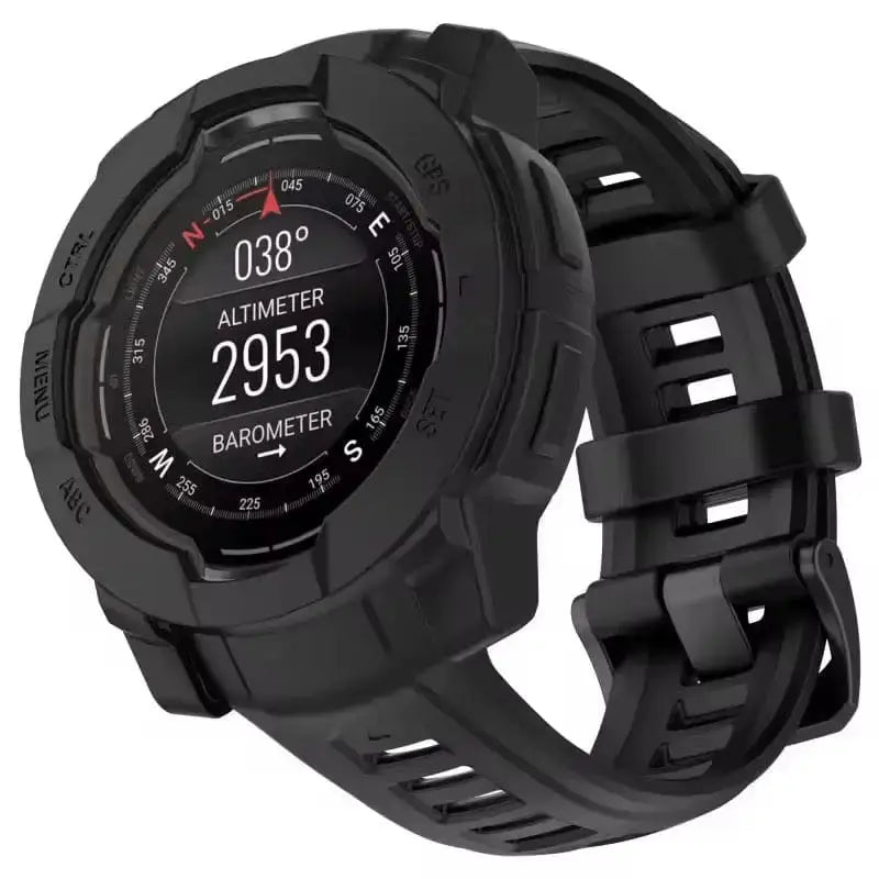 Habicare Watch case Protective Case for Garmin Instinct 3 (50mm) (Black) Protective Case for Garmin Instinct 3 (50mm) (Black)