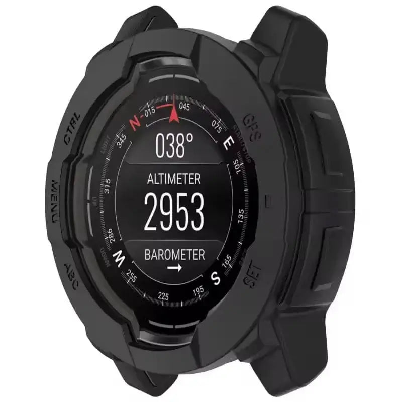 Habicare Watch case Protective Case for Garmin Instinct E (45mm) (Black) Protective Case for Garmin Instinct E (45mm) (Black)