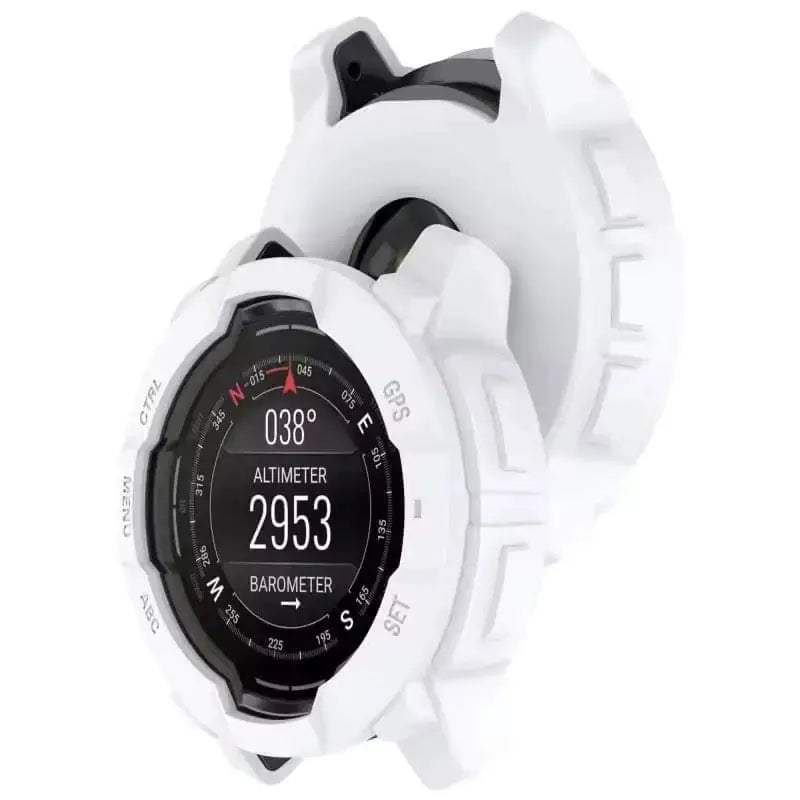 Habicare Watch case Protective Case for Garmin Instinct E (45mm) (White) Protective Case for Garmin Instinct E (45mm) (White)