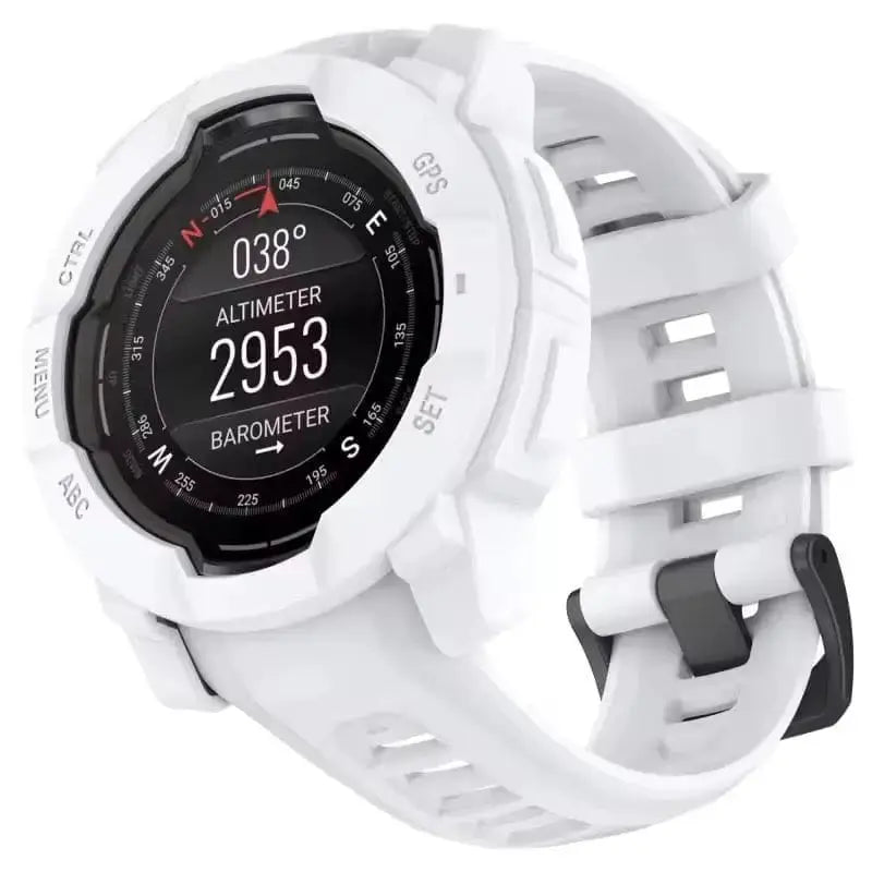 Habicare Watch case Protective Case for Garmin Instinct E (45mm) (White) Protective Case for Garmin Instinct E (45mm) (White)