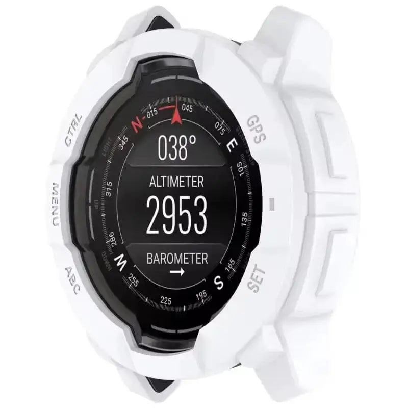 Habicare Watch case Protective Case for Garmin Instinct E (45mm) (White) Protective Case for Garmin Instinct E (45mm) (White)