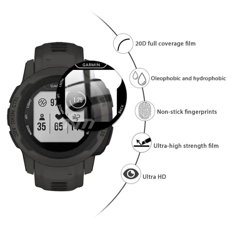 Screen Protectors for Garmin Instinct Watch (Pack of 5) – view 2