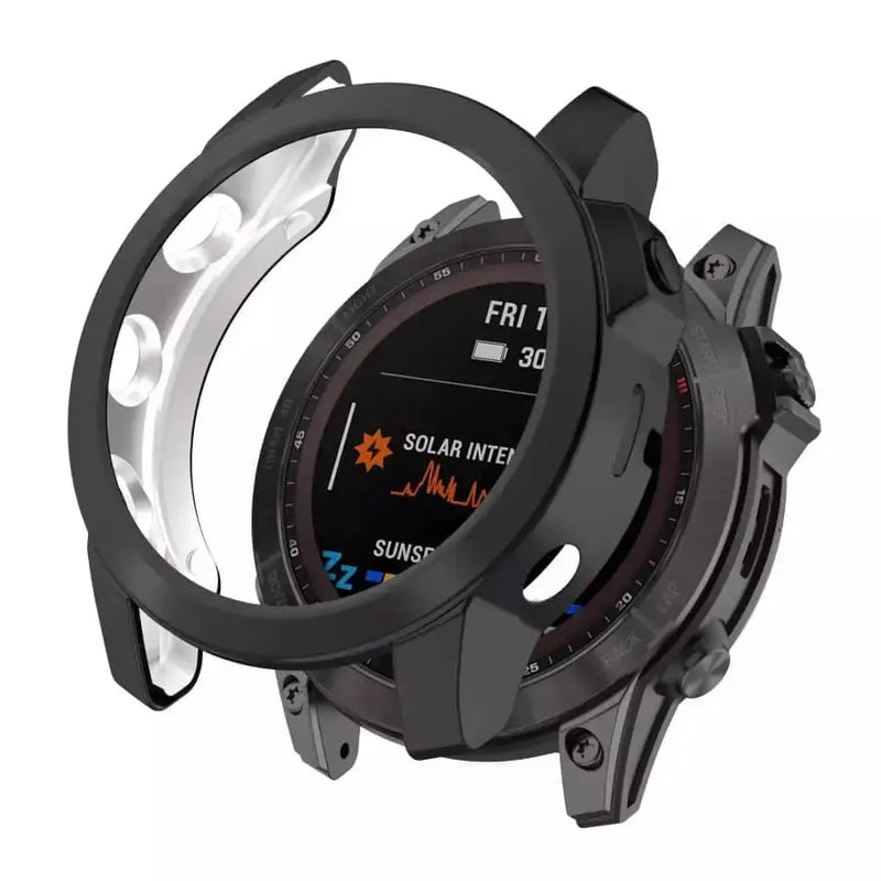 Habicare Watch case Protective Case for Garmin quatix 7 (Black) Protective Case for Garmin quatix 7 (Black)