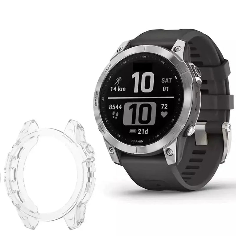 Habicare Watch case Protective Case for Garmin quatix 7 (Clear) Protective Case for Garmin quatix 7 (Clear)