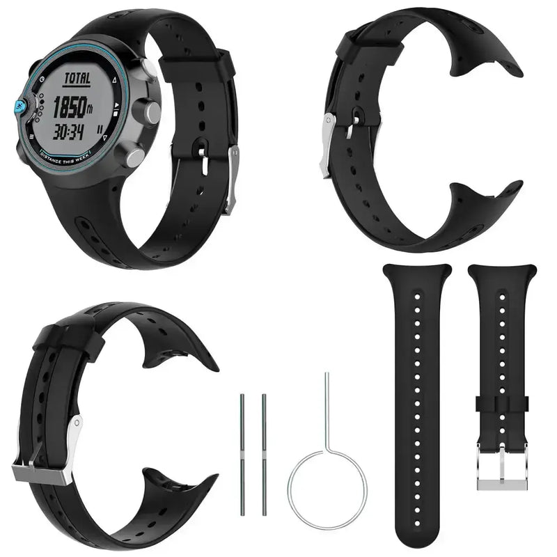 Habicare TWS Replacement Strap with Tools for Garmin Swim (Black) Replacement Strap with Tools for Garmin Swim (Black)