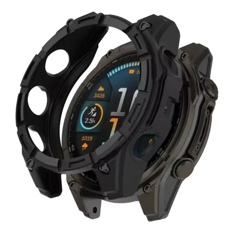 Habicare Watch case Protective Case for Garmin Tactix 8 (47mm) (Black) Protective Case for Garmin Tactix 8 (47mm) (Black)