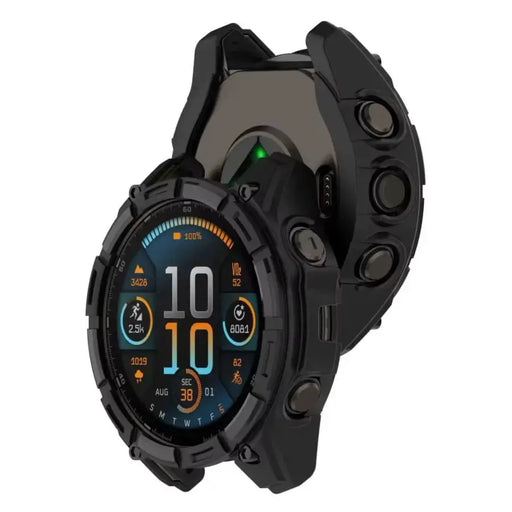 Habicare Watch case Protective Case for Garmin Tactix 8 (47mm) (Black) Protective Case for Garmin Tactix 8 (47mm) (Black)