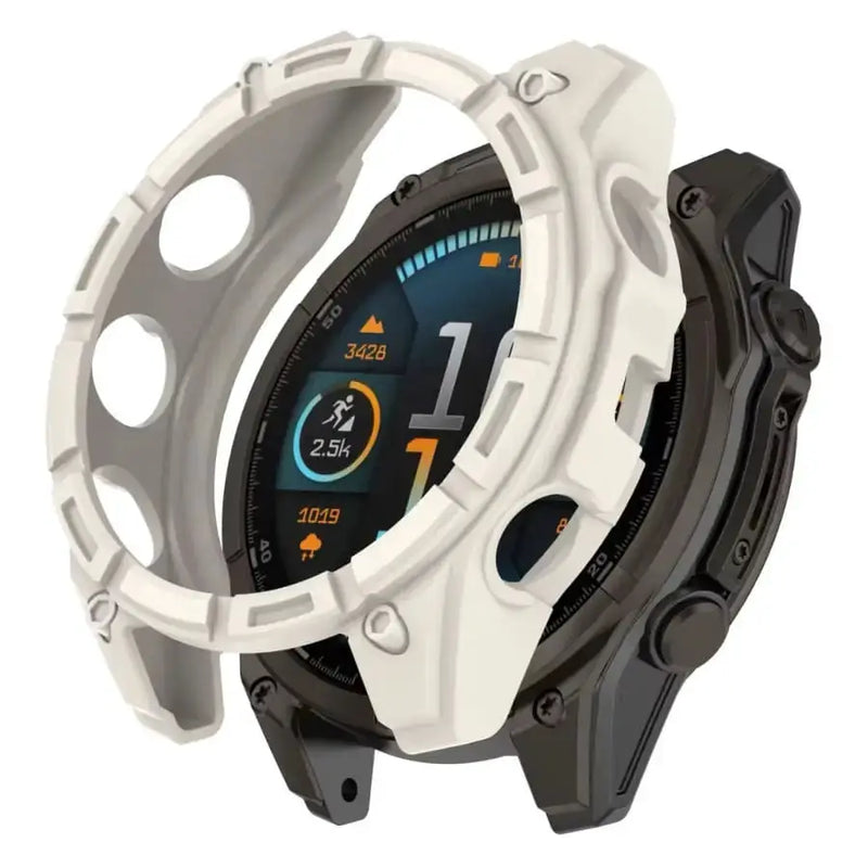 Habicare Watch case Protective Case for Garmin Tactix 8 (47mm) (Ivory) Protective Case for Garmin Tactix 8 (47mm) (Ivory)